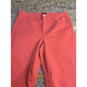 NWT Talbots Flawless High Waist Jegging Ankle Length Skinny Leg Coral Size 10